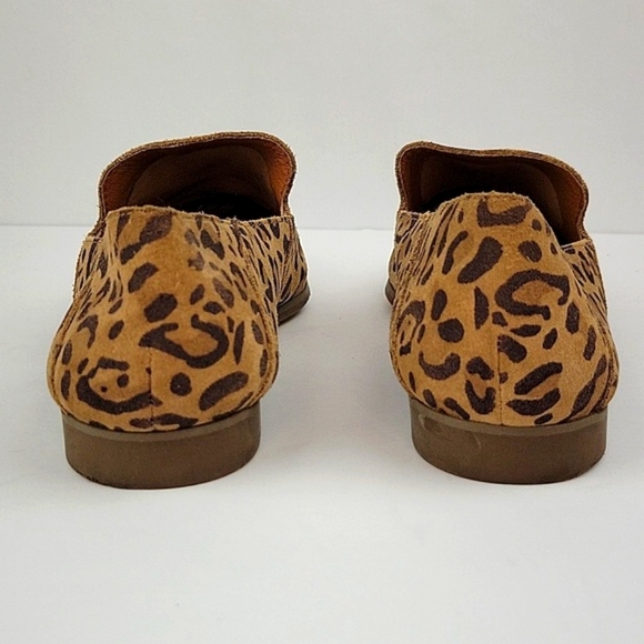 Lucky Brand Brogan 2 Leopard Print Leather Loafers Size 7.5 - Picture 9 of 14